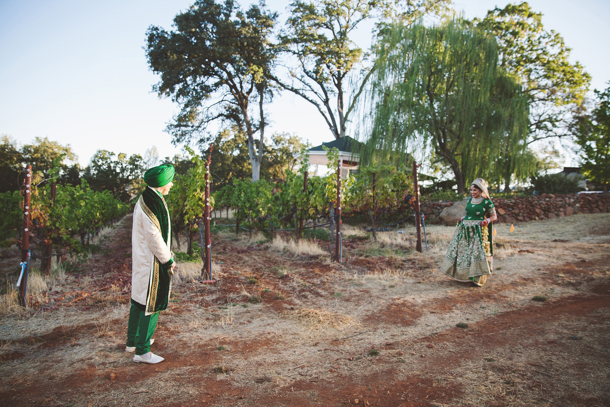Traditional Sikh Indian wedding pictures in Northern California