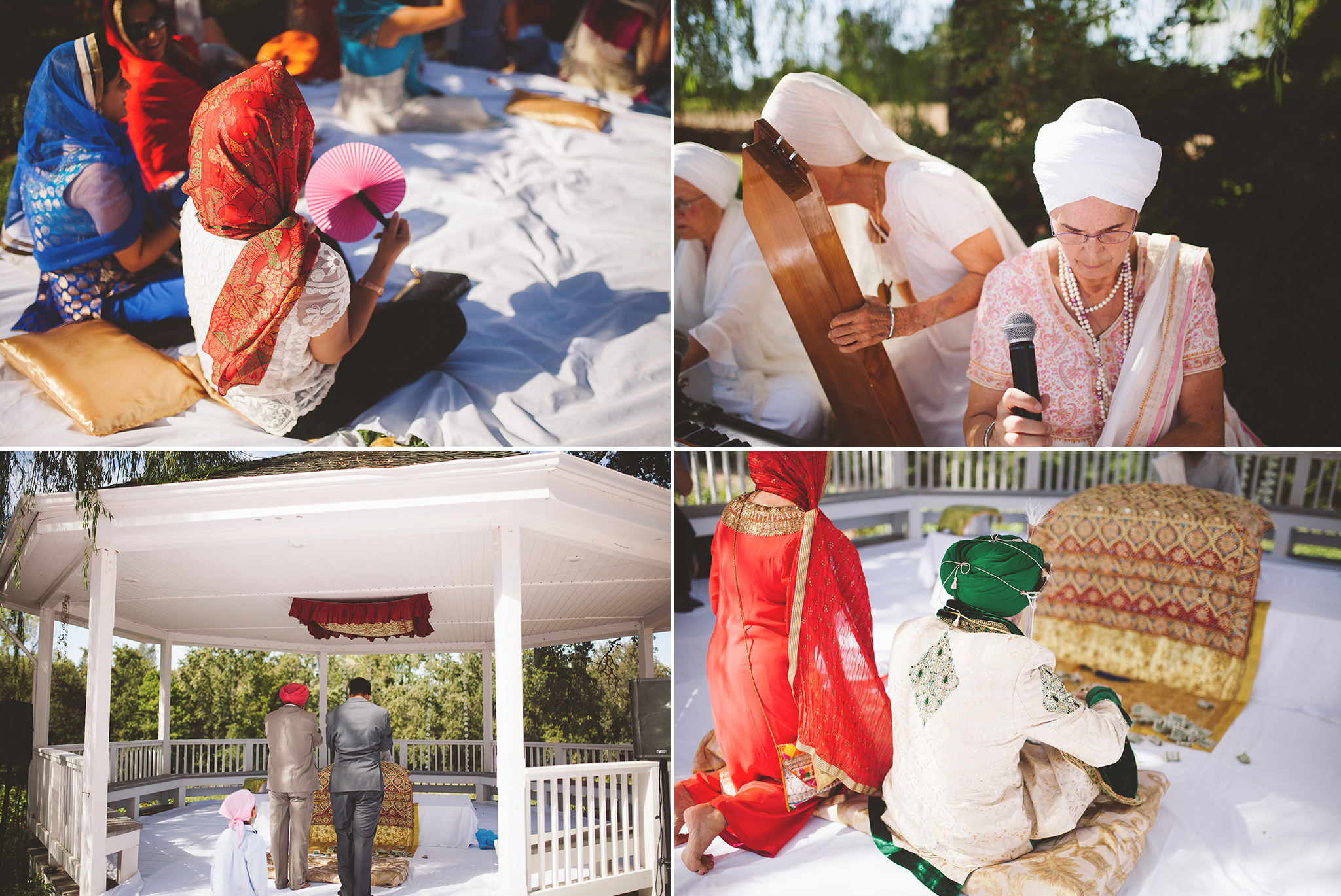 Traditional Sikh Indian wedding pictures in Northern California