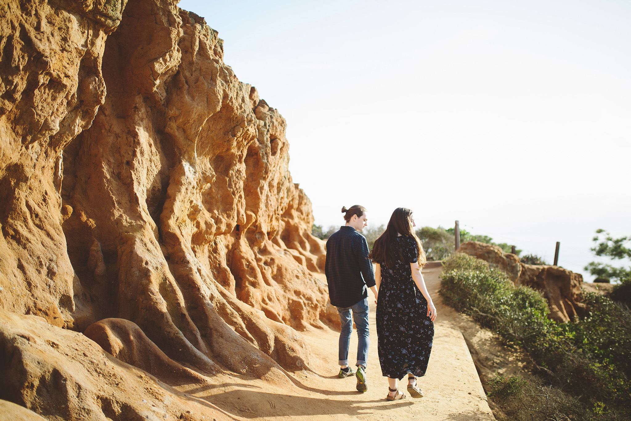 Nontraditional  Maternity pictures at Torrey Pines 