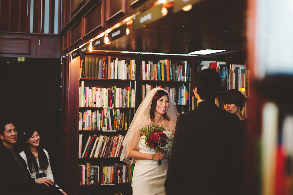 SoHo Bookstore Wedding