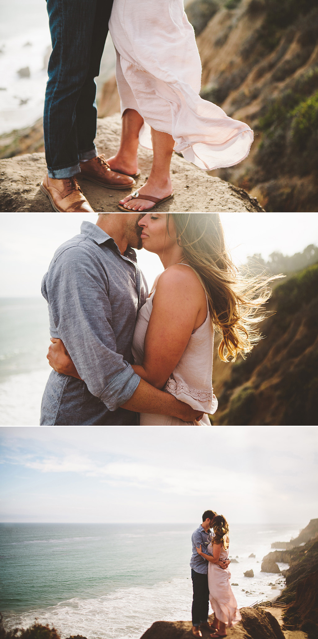 Los Angeles Wedding Photographs, Malibu beach engagement photographs