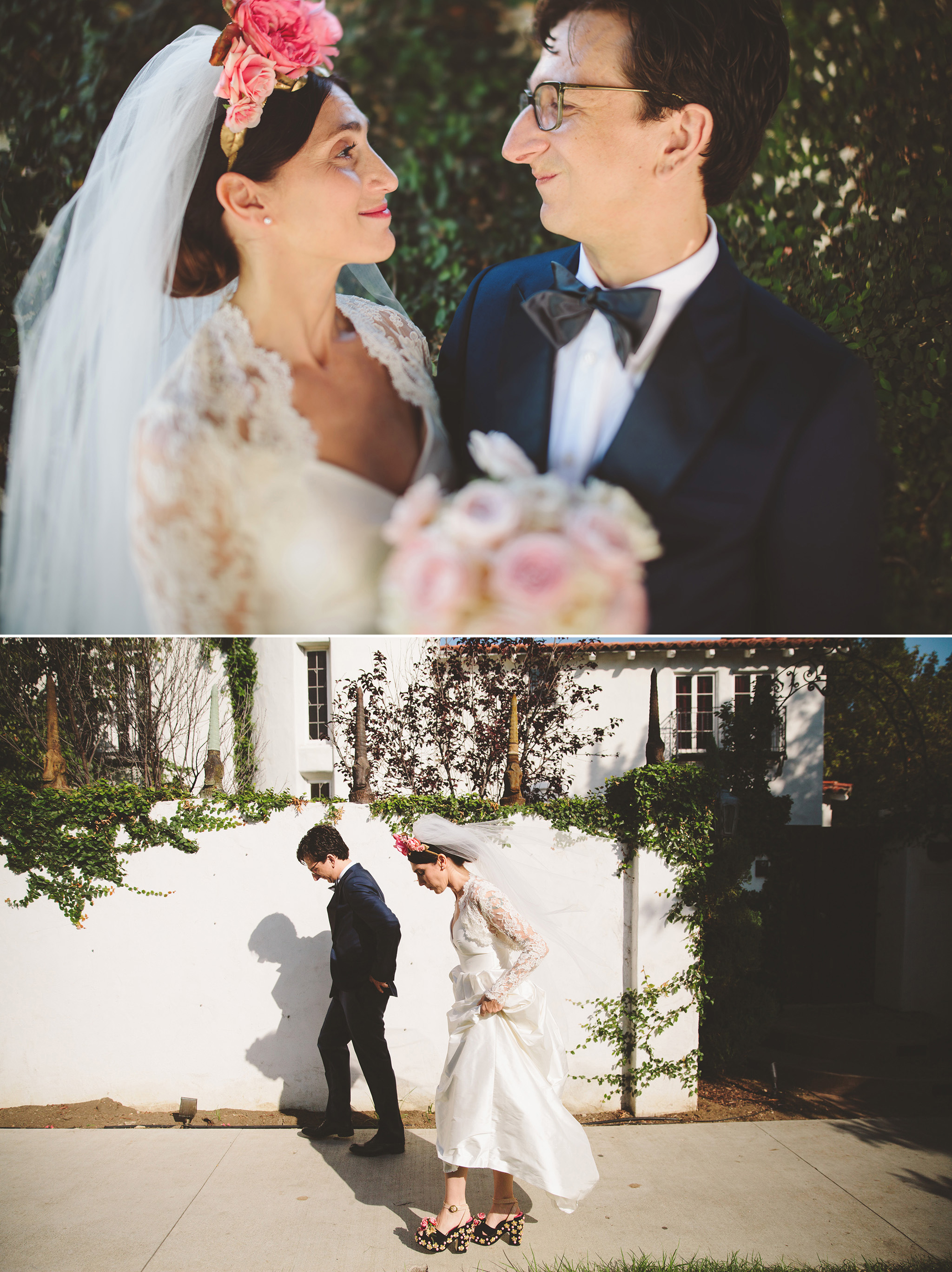 Paul Rust and Lesley Arfin Wedding pictures 