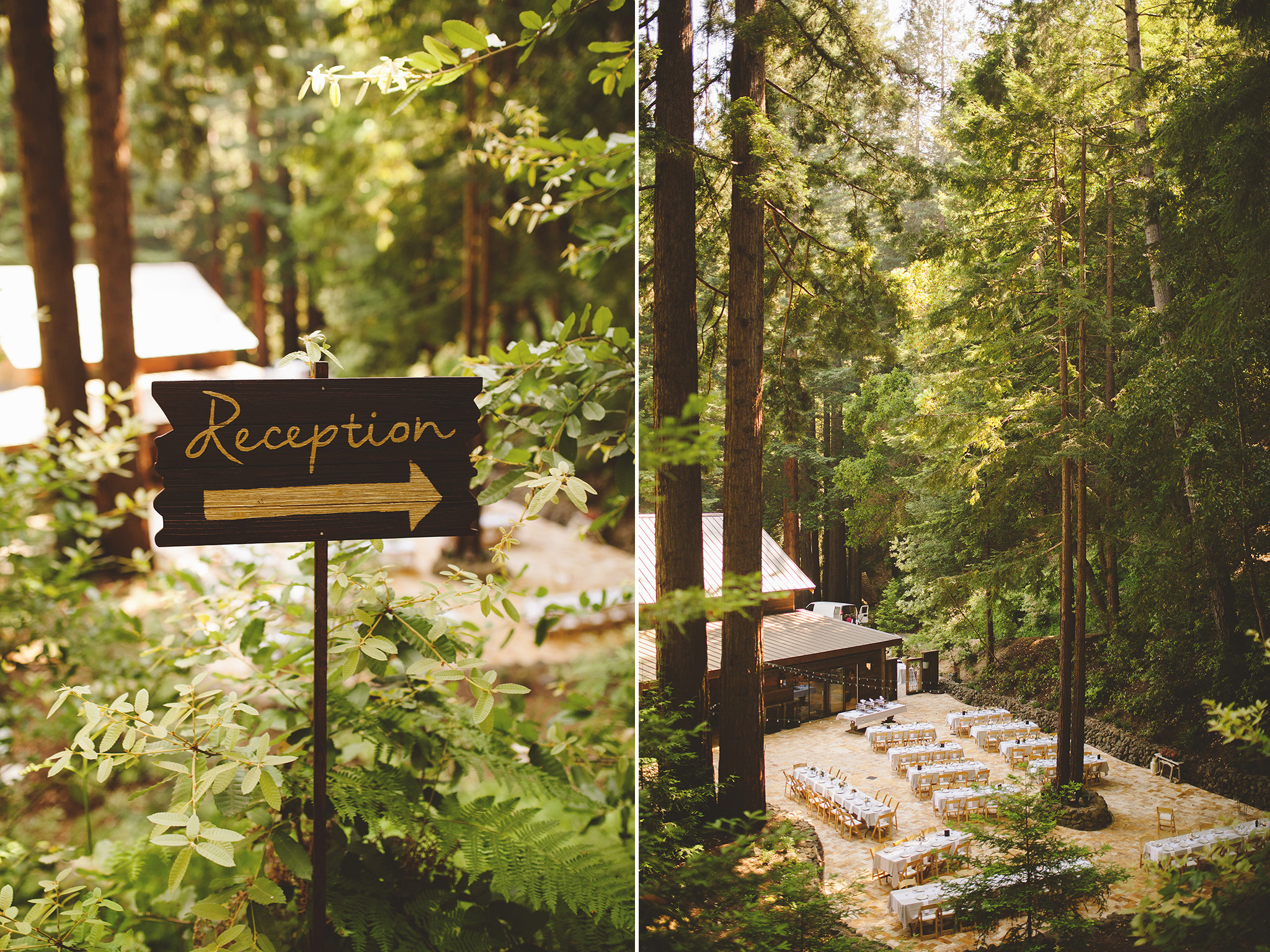 Reception site at Waterfall Lodge and Retreat