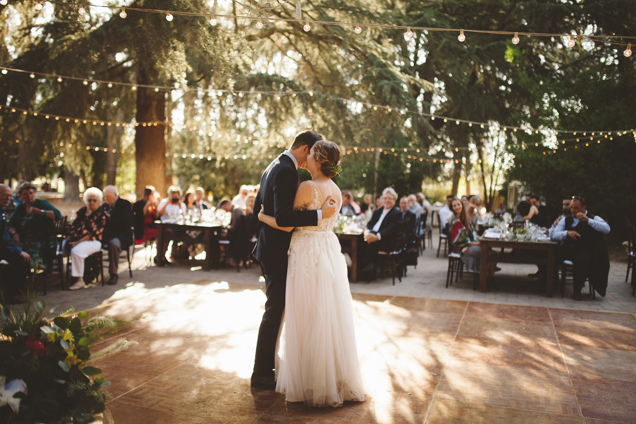 BoHo Highland Springs wedding pictures in California