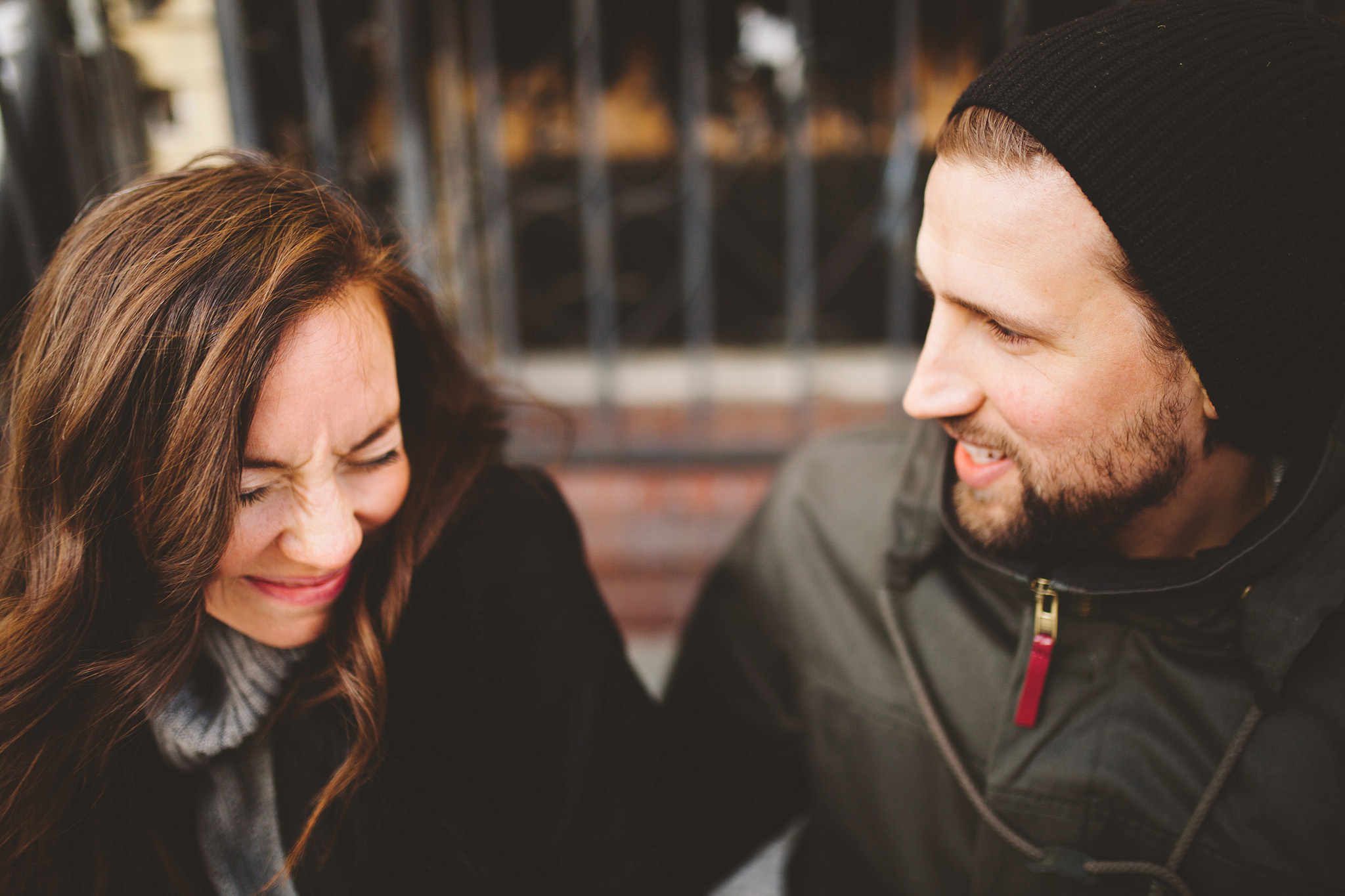 Rooftop Brooklyn Engagement session in NYC