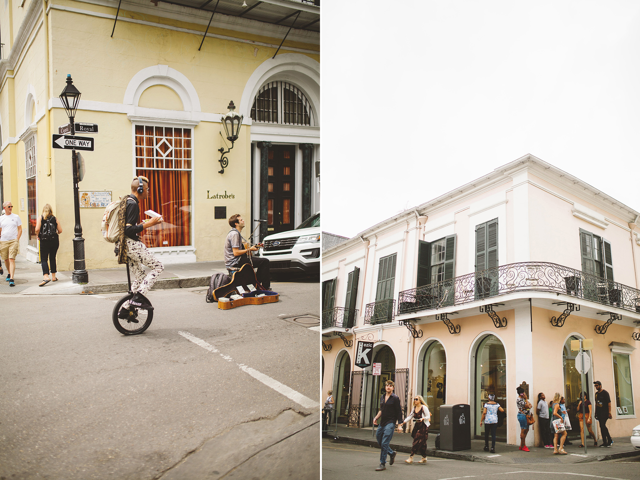 New Orleans wedding elopement pictures in the French quarter 