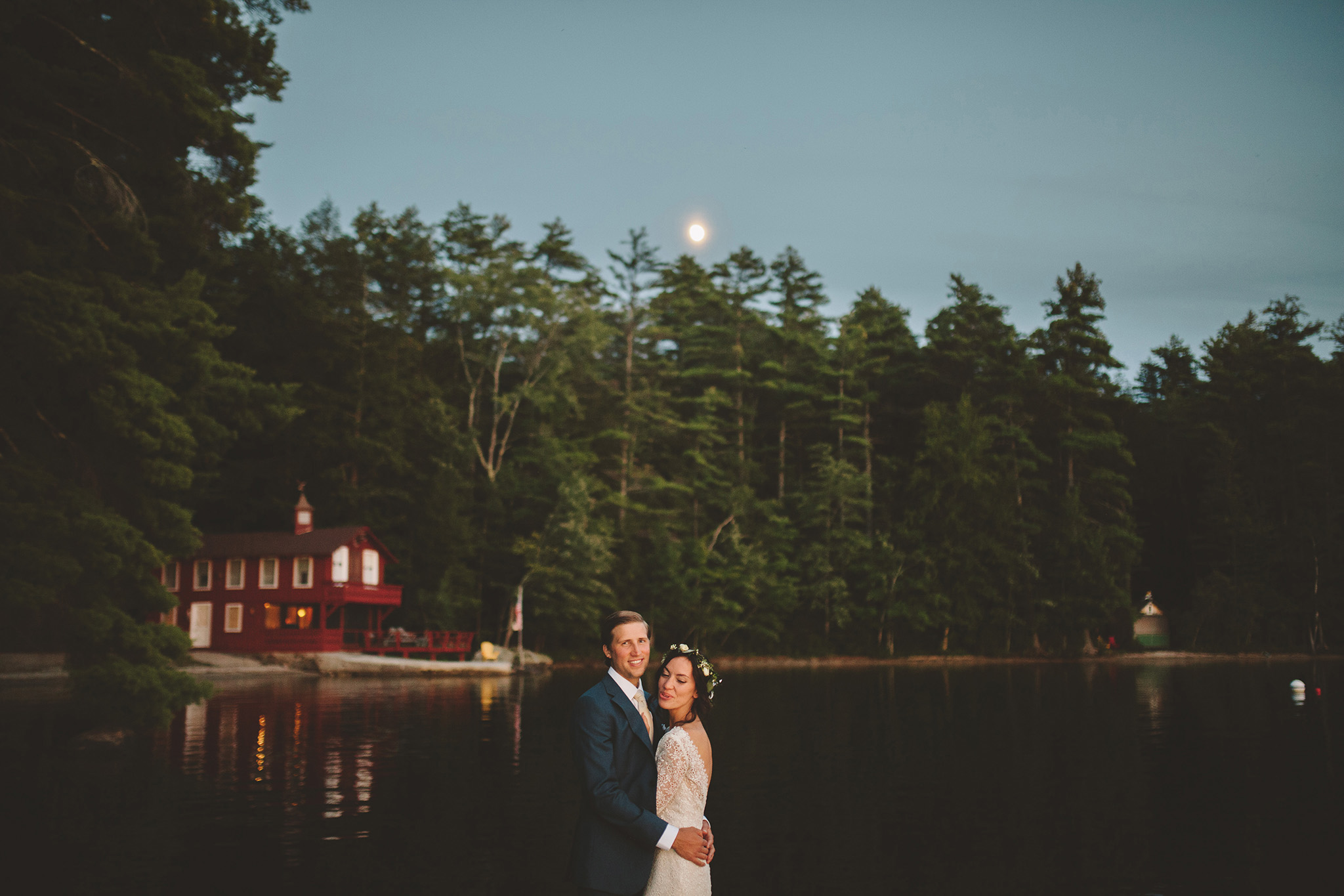 DIY Indigo Wedding In the Woods of Maine