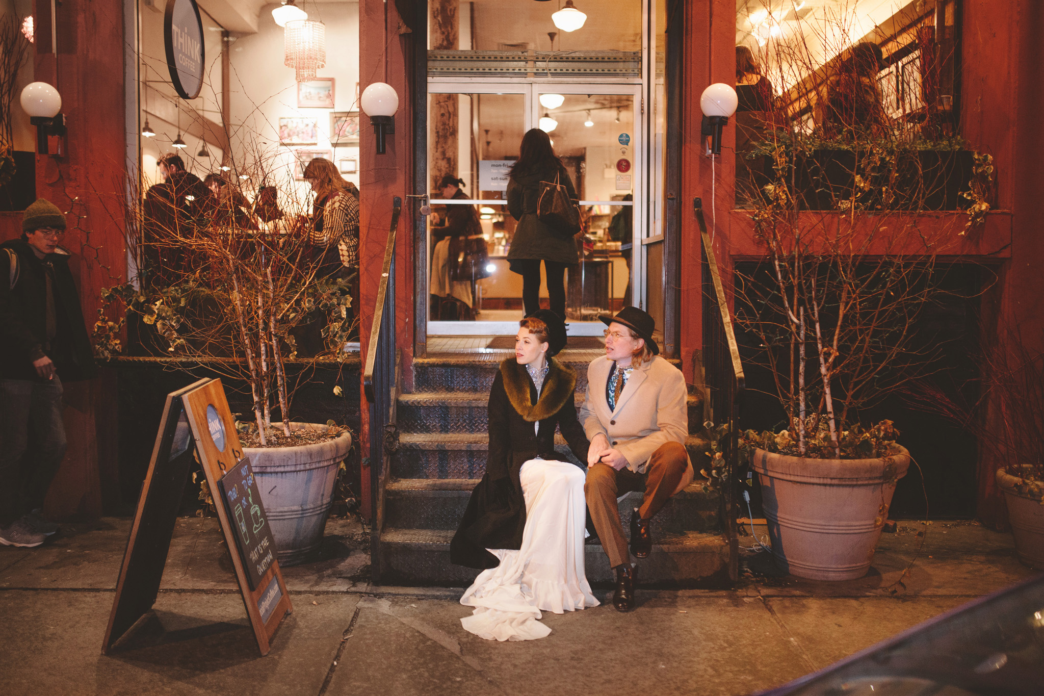 1920's inspired Intimate Manhattan Wedding at Lafayette Grand Bakery