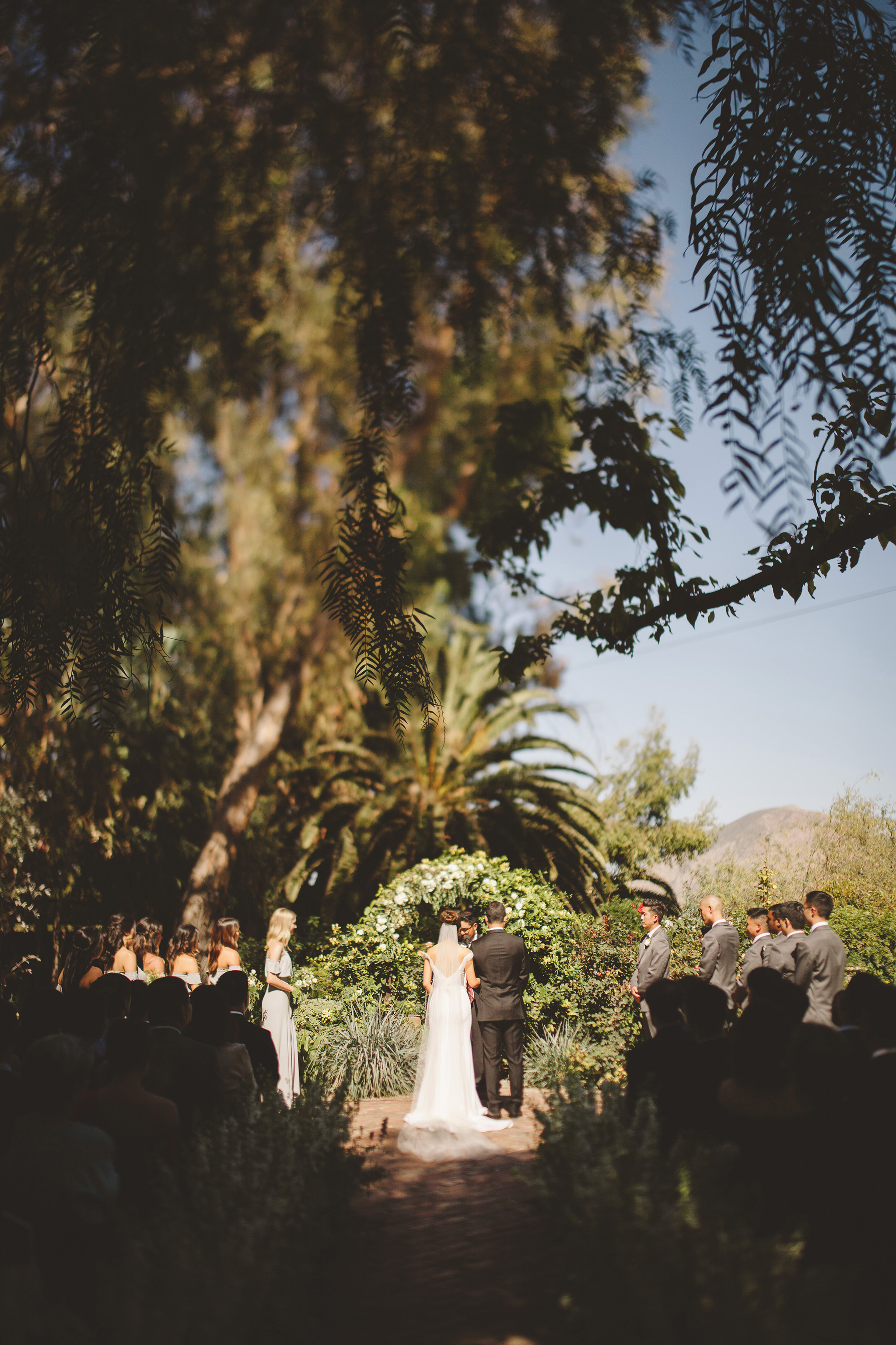 Los Angeles Outdoor wedding Venue. Garden wedding at McCormick Ranch