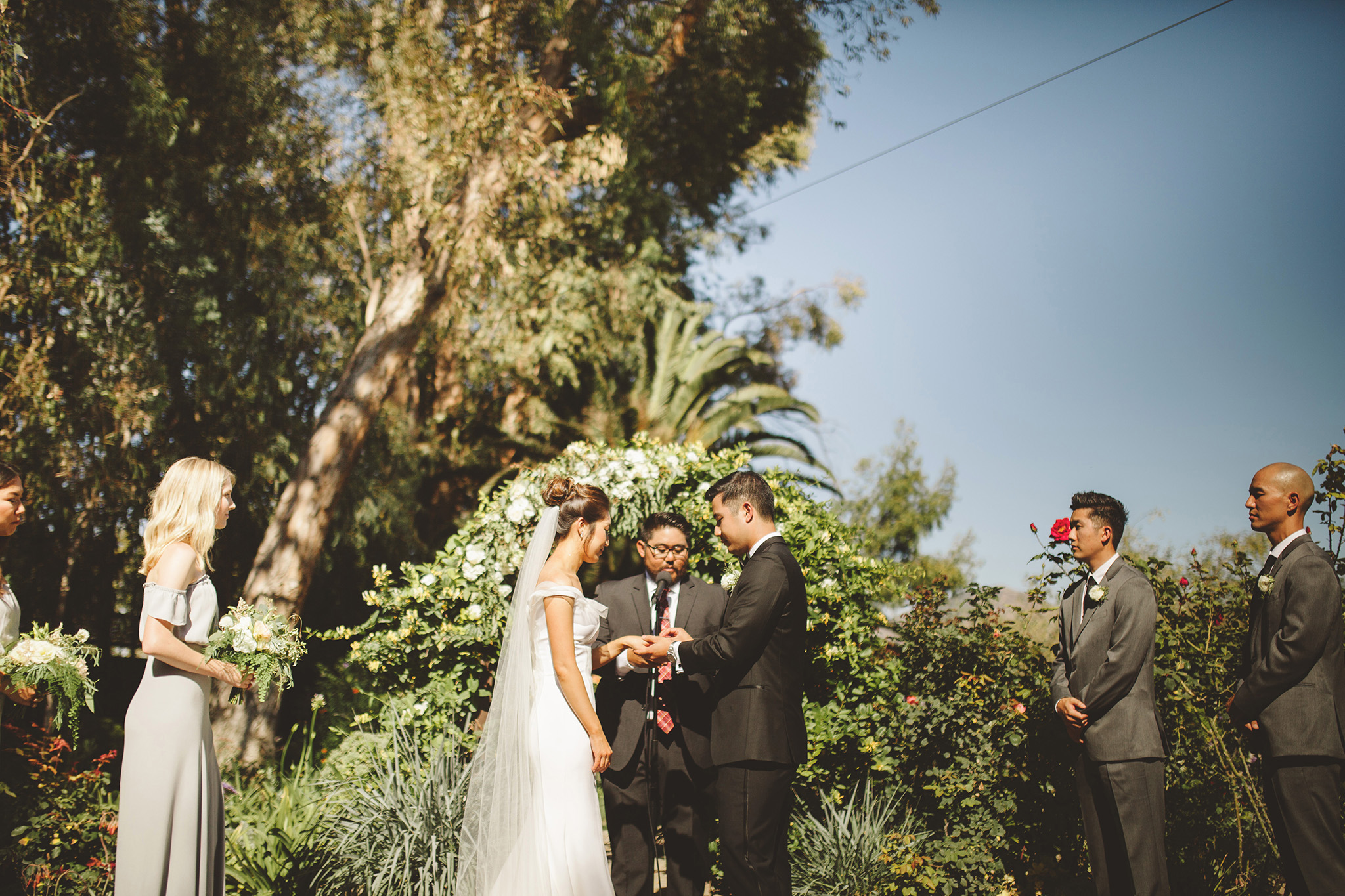 Los Angeles Outdoor wedding Venue. Garden wedding at McCormick Ranch