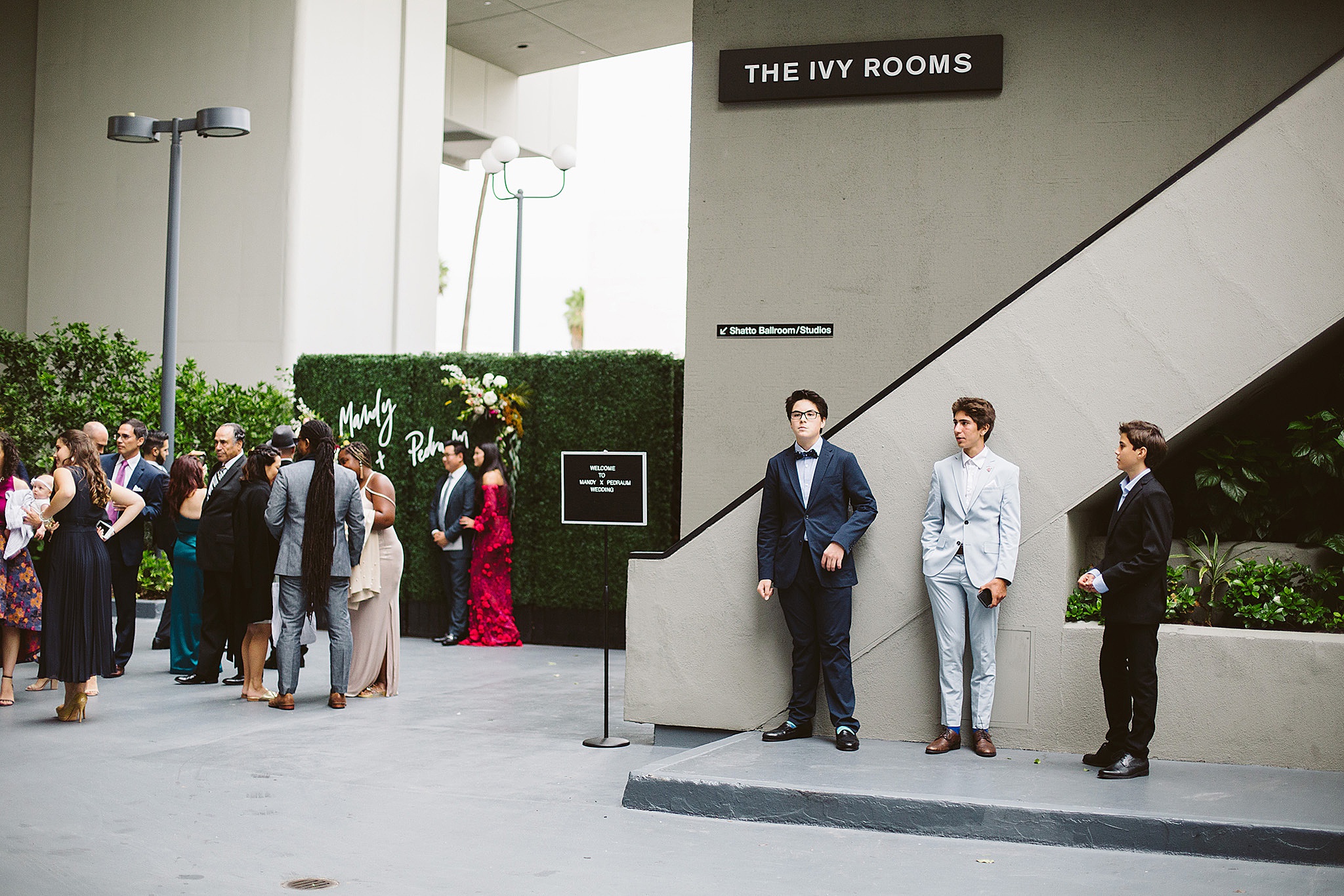 The line wedding pictures in los angeles
