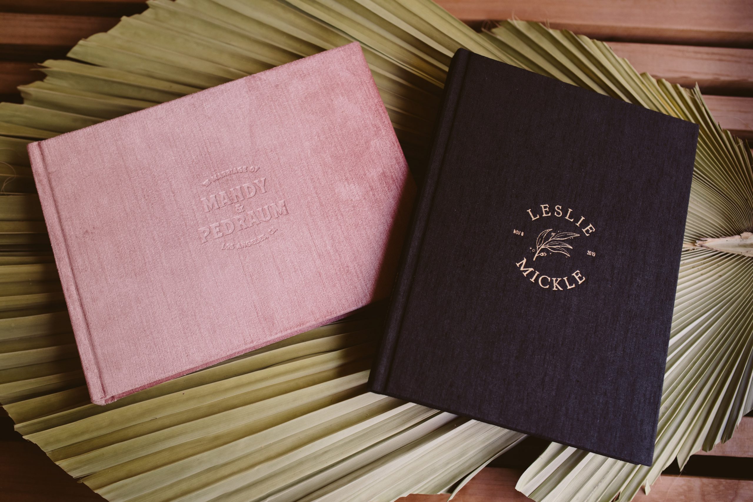 Velvet and Linen covers for a modern, cool look with fine a fine art quality.